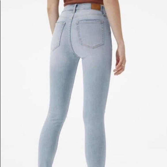 Aéropostale Denim Leggins, Jeggings Sz 4 Regular Mid Rise - Picture 2 of 13